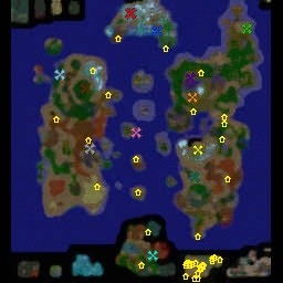 карта Azeroth Wars LR 2.04