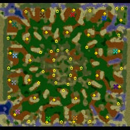 карта Emerald Gardens Heroes v2.25b