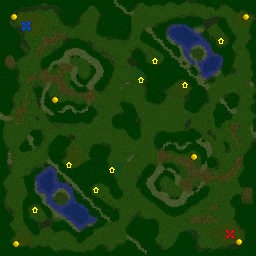 карта Night Elf Forest Updated