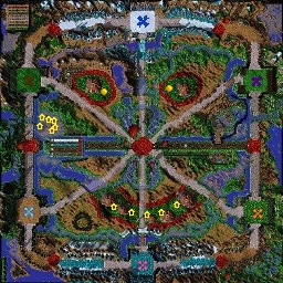 карта Kalimdor - Castle War v2.2c