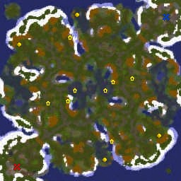 карта Golden Lands v3.3