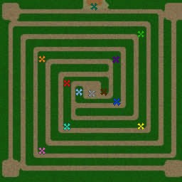 карта Sparkle Spiral Maze III