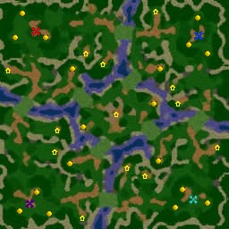 карта Raza de Esqueletos de Warcraft