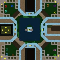 карта Footmen Frenzy IA (Dark_Fénix)