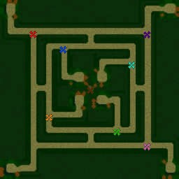 карта Green Circle TD Naruto 2.2