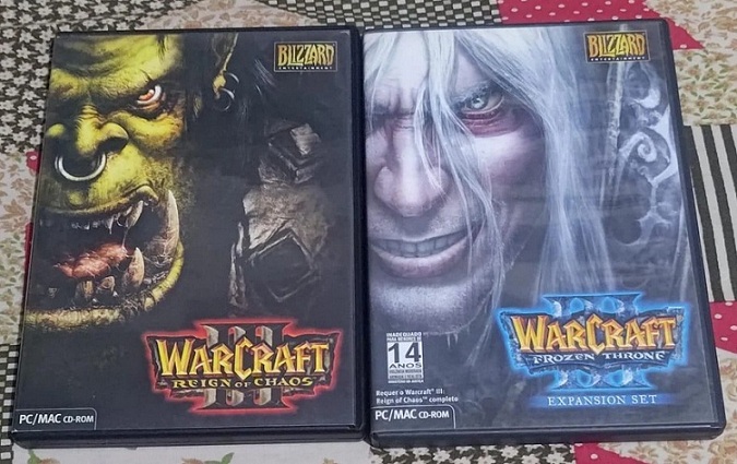 Диски с Warcraft 3 ROC и Warcraft 3 TFT